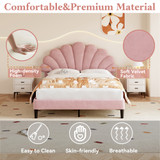 Soft suede material, easy to clean and gentle on skin
