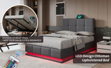 Large under-bed storage space to keep your bedroom neat and organized.