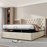 This multifunctional storage bed perfectly combines comfort and practicality.