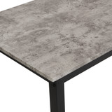 Features a unique grey grain plate with a black metal frame