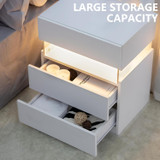 3 drawers provide large storage space