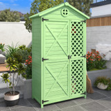 Modern rustic design with a sleek, weatherproof finish, perfect for outdoor use.