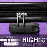 Three-digit combination lock to ensure the security and privacy of your belongings while travelling