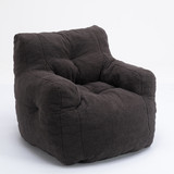 Made of soft teddy fabric and filled with memory foam for comfort and support.