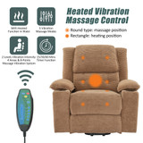 Features 8 vibrating massage points, 2 intensity options, and lumbar heating
