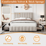 comfortable velvet & thick sponge