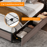 3 in 1 multifunctional bed