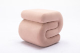 Luxurious velvet ottoman with sturdy wood frame, high-density foam, and versatile use.