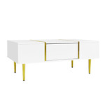 modern coffee table with drawers