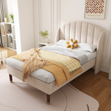 New Arrival: Elegant Upholstered Bed for Modern Living
