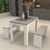 3-Piece Rectangular Dining Set with Two Benches for Kitchen—PAD-2461D 3-Piece Rectangular Dining Set with Two Benches for Kitchen—PAD-2461D