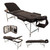 This portable massage table offers an adjustable headrest, high-density foam, and a sturdy aluminum frame, perfect for professional use and easy transport. This portable massage table offers an adjustable headrest, high-density foam, and a sturdy aluminum frame, perfect for professional use and easy transport.