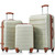 Stylish ABS hard shell suitcase with expandable capacity, silent wheels, and secure lock. Stylish ABS hard shell suitcase with expandable capacity, silent wheels, and secure lock.