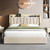 4ft6 Upholstered Bed with LED Headboard, Storage & USB-C Charging 4ft6 Upholstered Bed with LED Headboard, Storage & USB-C Charging