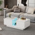 LED Coffee Table with Drawers and 16-Color Lights LED Coffee Table with Drawers and 16-Color Lights