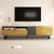 Mid-Century Modern TV Stand with 3-Door Storage & Compartments Mid-Century Modern TV Stand with 3-Door Storage & Compartments