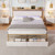 4ft6 Double Velvet Bed Frame with Storage Drawers 4ft6 Double Velvet Bed Frame with Storage Drawers
