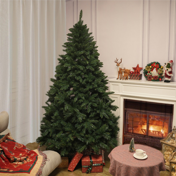 5/7/9-Layer Green Christmas Tree with Optional Auto-Adjusting Lights—PAT-002