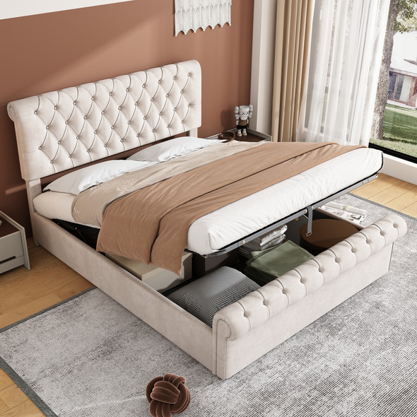 There are two options: double bed and king bed