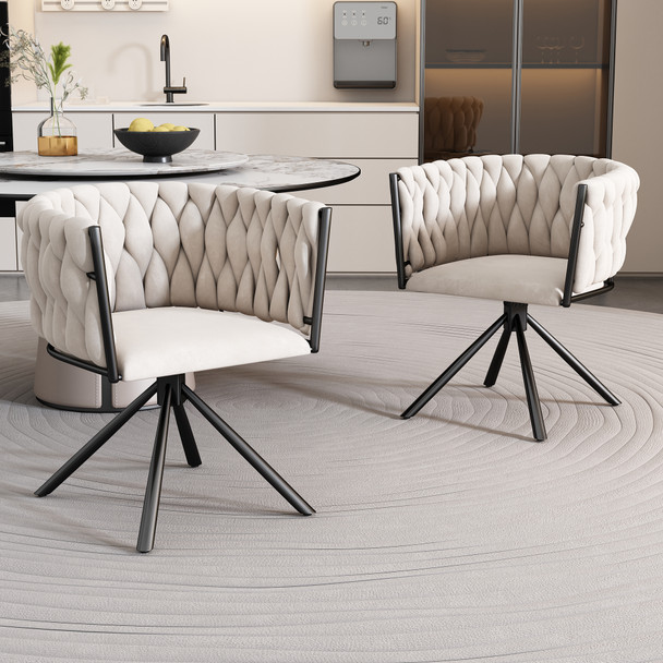 Modern minimalist with luxurious velvet and ergonomic design.