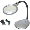 FastFurnishings LED Illuminated 2X Magnifying Glass / Desk Lamp 