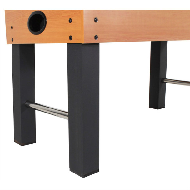 FastFurnishings Classic Foosball Table with Abacus Scoring and Internal Ball Return 