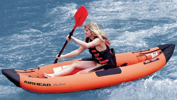 Airhead AIRHEAD Deluxe 1-Person Inflatable Travel Kayak