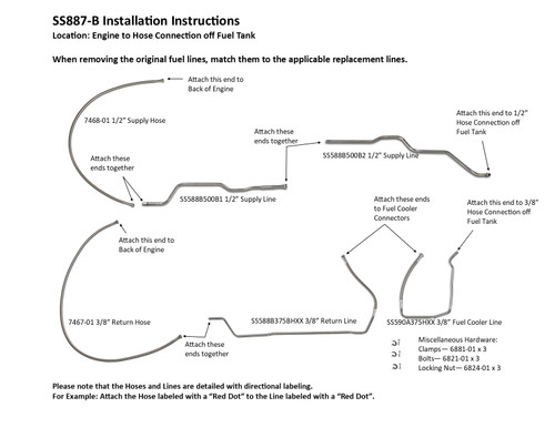 SS887-B Installation Instructions