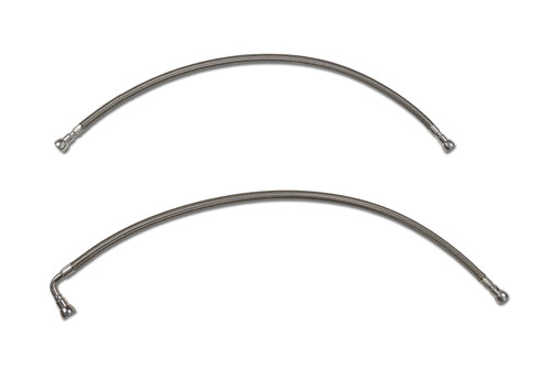 Chevy S10 Stainless Steel Braided Teflon Hoses 1998 Between Fuel Lines and Fuel Tank Reg Cab 7.5ft Bed 7521-01A2