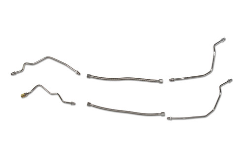 Chevy Truck Front Fuel Line Set 1998 4WD Ext Cab & Reg Cab 5.7L SS398-J1E Stainless Steel