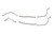 GMC Sierra Front Fuel Line Set 2000 Cab & Chassis 4WD 135.5"/159.5" Wheelbase 5.7L SS398-J6C Stainless Steel
