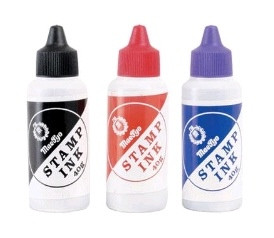 invisible ink.BASICPOT BLUE INK FOR STAMP PAD BLUE 60CC - IMPA 470558