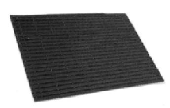 MAT DOOR VINYL JOINTED P.V.C. CORRUGATED 45X75CM IMPA 511062