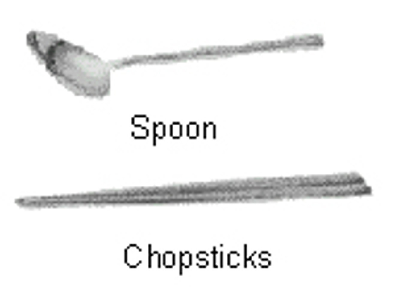 CHOPSTICKS 197MM LENGTH STAINLESS STEEL KOREAN STYLE - IMPA