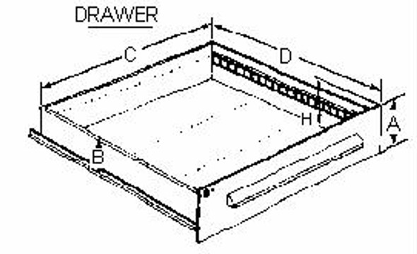 MASTER TOOLS & PARTS DRAWER A250XC600XD600MM
