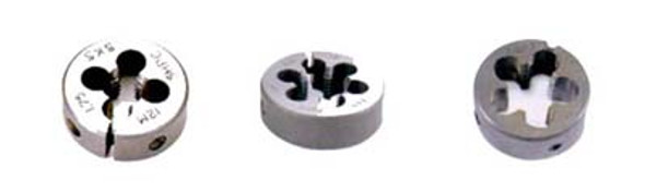 DIE ROUND ADJ METRIC FINE M12XP1XOD38MM CARBON STEEL