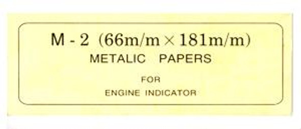 INDICATOR PAPER M-2 METALLIC WHITE 50'S 66X146MM