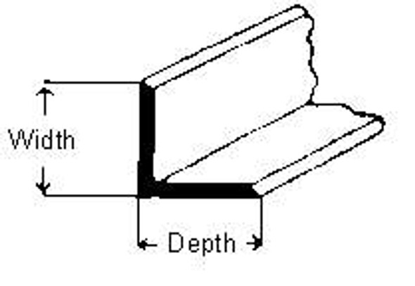 STEEL EQUAL ANGLE HOT-ROLLED 90X90X10MM 5.5MTR