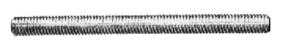 STUD WHOLE THREADED STEEL M18 X PITCH2.5 1000MM