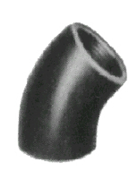 ELBOW MALLEABLE CAST IRON BLACK 45DEG 3/4