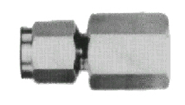CONNECTOR FEMALE FLARELESS STAINLESS STEEL 12MMXPF3/8
