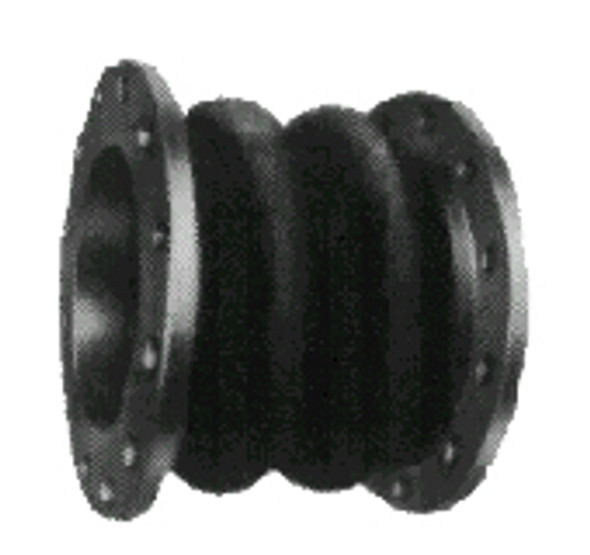 JOINT EXPANSION RUBBER FLANGED DOUBLE ARCH SPOOL 10KG-250MM