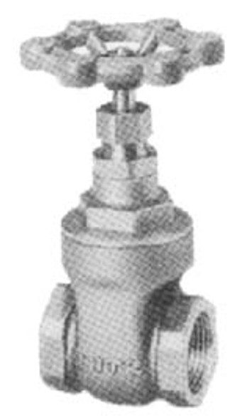 GATE VALVE BRONZE SCREWED 150LBS PT1-1/2