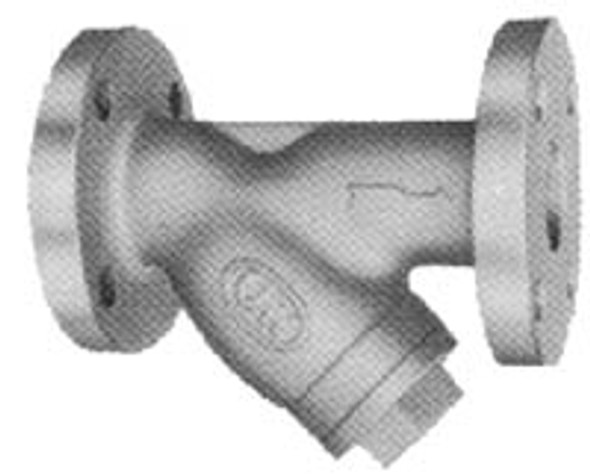 Y-STRAINER CAST-IRON FLANGED-END 10KG-40A