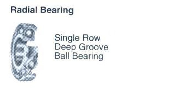 BALL BEARING SINGLE ROW DEEP GROOVE NO.6005 C3