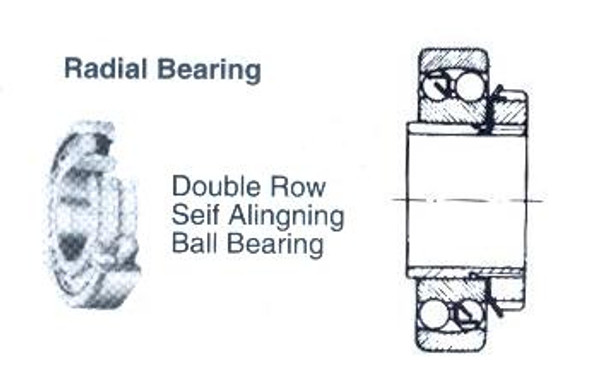 BALL BEARING DOUBLE ROW DEEP GROOVE NO.1218K