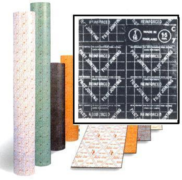SHEET PACKING HIGH PRESS/TEMP ASBESTOS #174 0.5X1500X1500MM