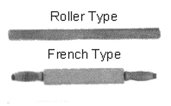 ROLLING PIN HARD WOOD ROLLER TYPE 240X41MM