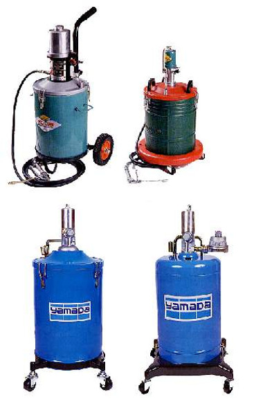 IMPA 617501 Grease lubricator air operated  - Yamada KPL-55 on pail