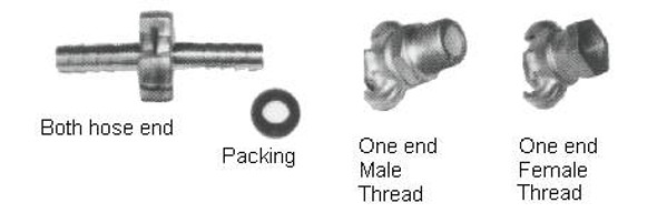 COUPLING UNIVERSAL AIR HOSE HOSE END 12MM